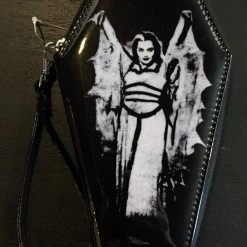 Rock Rebel Lily Bat Coffin Wallet Wallets