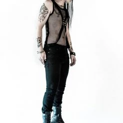 Lip Service Cross Strap Fishnet Top Men's Stuff