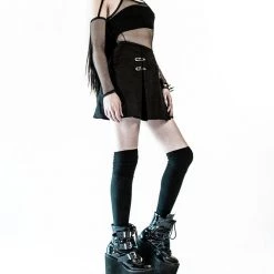 Lip Service Women's Stuff Transformer Fishnet Top