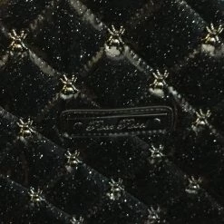 Rock Rebel Lucy Quilted Coffin Backpack In Black