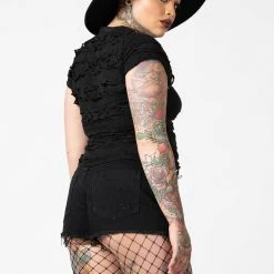 Killstar Malicia Lace-Up Top Women's Stuff