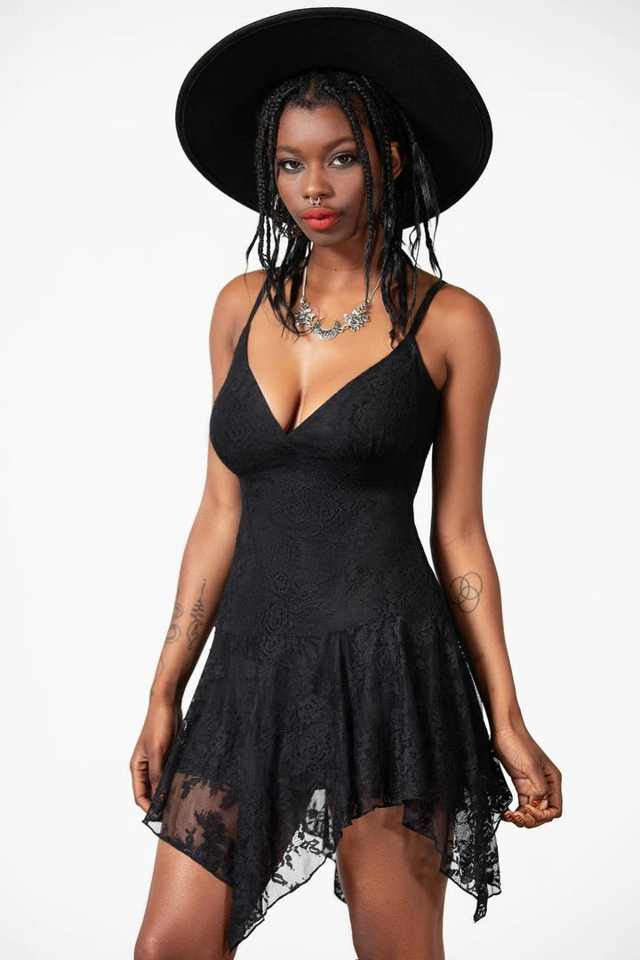 Killstar Moss Flower Lace Dress 4 Killstar Moss Flower Lace Dress