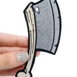 Project Pinup Meat Cleaver Iron On Embroidered Patch Gift Ideas 7 Project Pinup Meat Cleaver Iron On Embroidered Patch Gift Ideas