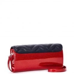 Lux De Ville Mini Hellraiser Tote Black And Red Venom Sparkle