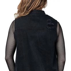 Killstar Nightrider Denim Vest 17 Killstar Nightrider Denim Vest