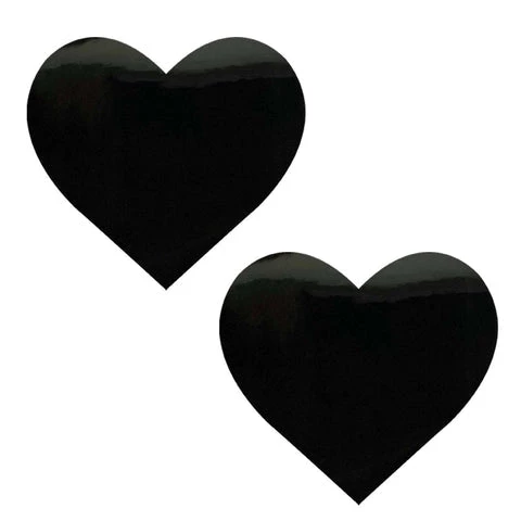 Neva Nude Accessories Dom Squad Black Wet Vinyl Heart Nipple Cover Pasties 3 Neva Nude Accessories Dom Squad Black Wet Vinyl Heart Nipple Cover Pasties