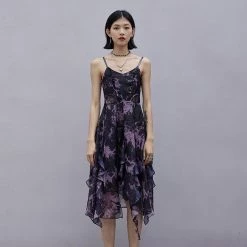 Punk Rave Nicola Organza Print Dress