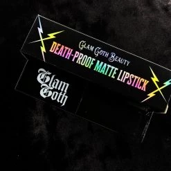 Glam Goth Beauty NIghtmare - Black Matte Lipstick Hair And Makeup