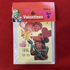 One Man Riet Other Horror Valentine Cards - Set 9