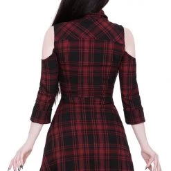 Killstar Paranormal Shirt-Dress [TARTAN]