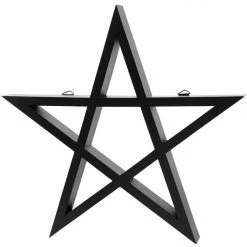 Killstar Pentagram Display Shelf [B] Housewares