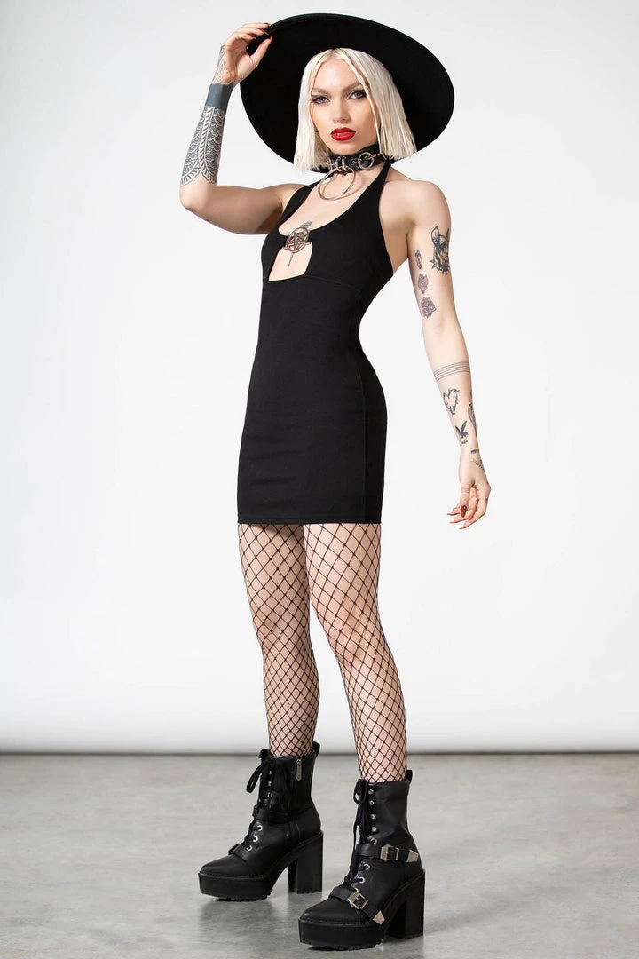 Killstar Penumbra Halter Dress 5 Killstar Penumbra Halter Dress