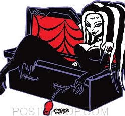 Poster Pop Gift Ideas Pigors Coffin Cutie Sticker