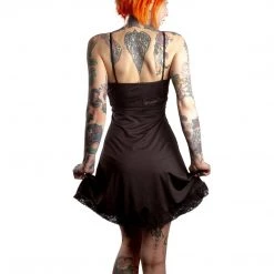 Sourpuss Pizzazz Slip Dress - Black Women's Stuff