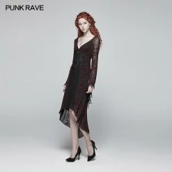 Punk Rave Gothic Classical Mid-length Dress