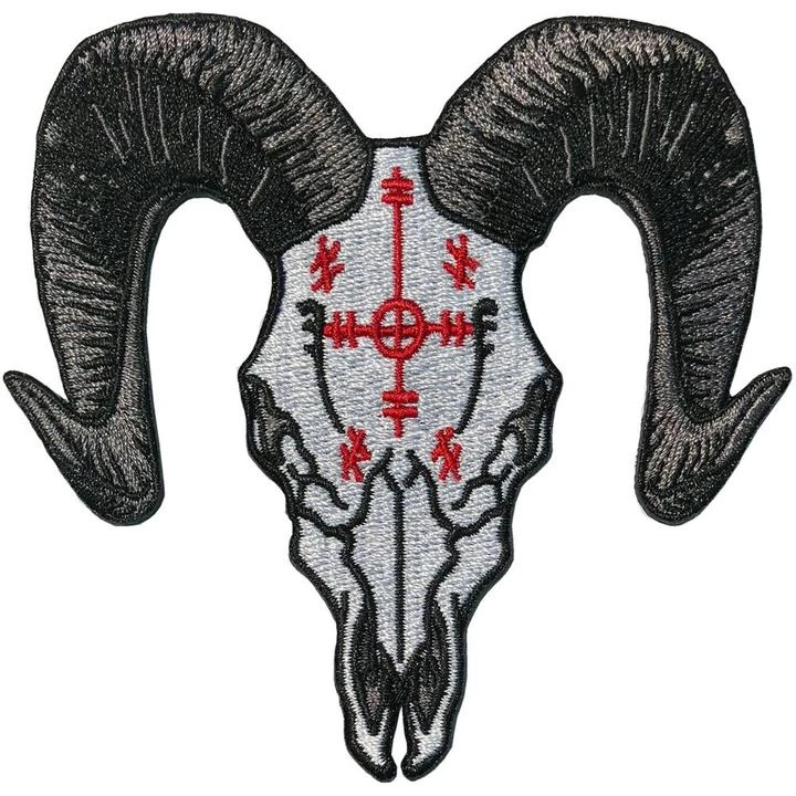 Kreepsville666 Voodoo Goat Skull Patch 3 Kreepsville666 Voodoo Goat Skull Patch