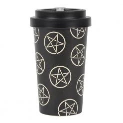 Gothic Gifts Pentagram Bamboo Eco Travel Mug Gift Ideas