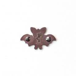 LuxCups Creative Pink Bat Enamel Pin