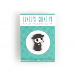 LuxCups Creative Pins Plague Doctor Enamel Pin 11 LuxCups Creative Pins Plague Doctor Enamel Pin