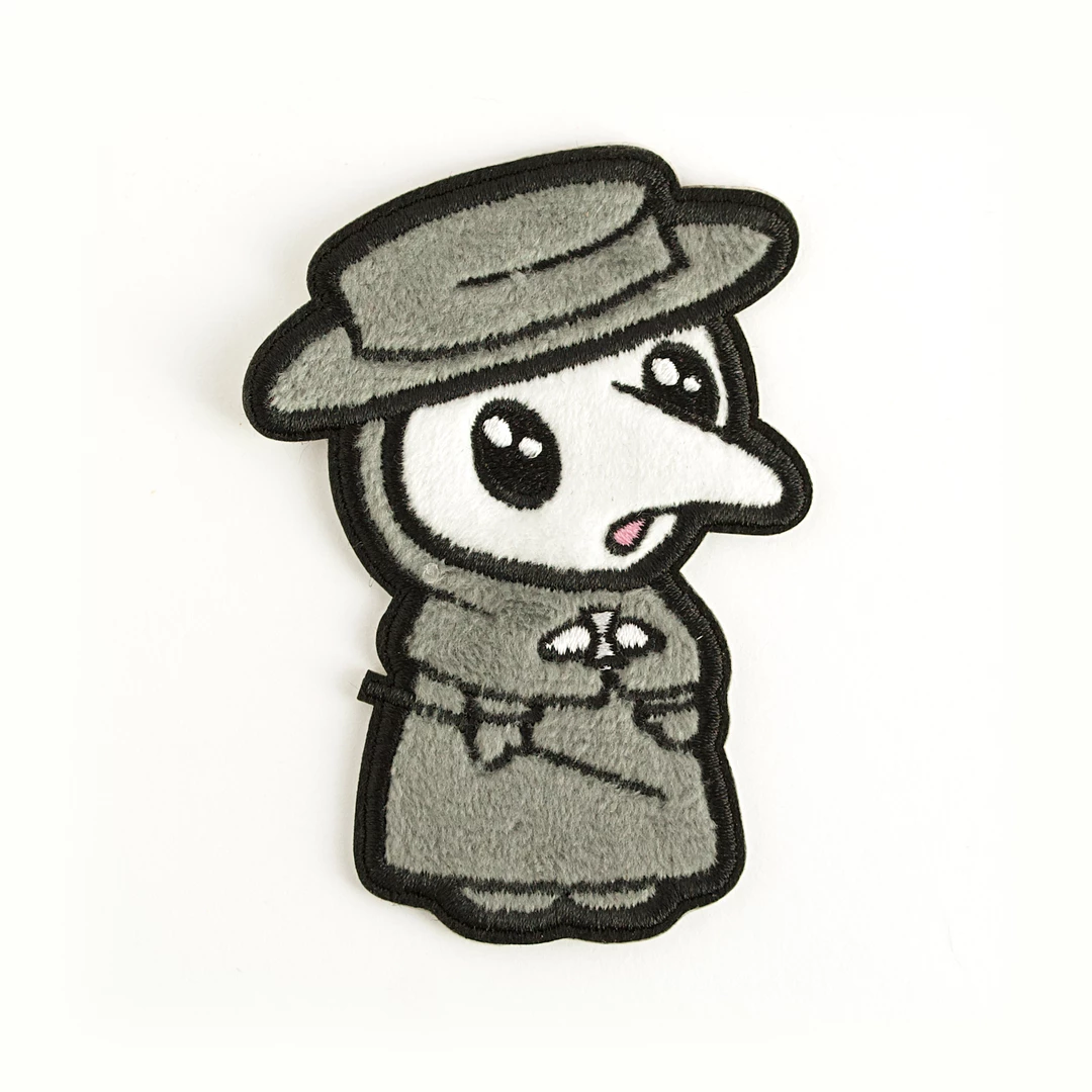 LuxCups Creative Patches Plague Doctor Fuzzy Patch 3 LuxCups Creative Patches Plague Doctor Fuzzy Patch