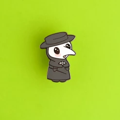 LuxCups Creative Pins Plague Doctor Enamel Pin 9 LuxCups Creative Pins Plague Doctor Enamel Pin