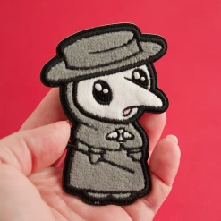 LuxCups Creative Patches Plague Doctor Fuzzy Patch