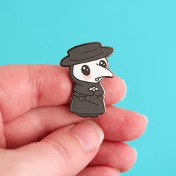 LuxCups Creative Pins Plague Doctor Enamel Pin 10 LuxCups Creative Pins Plague Doctor Enamel Pin