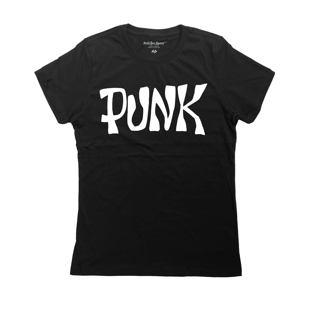 Rock Roll Repeat Punk - Women's T-Shirt Women's Stuff 3 Rock Roll Repeat Punk - Women's T-Shirt Women's Stuff