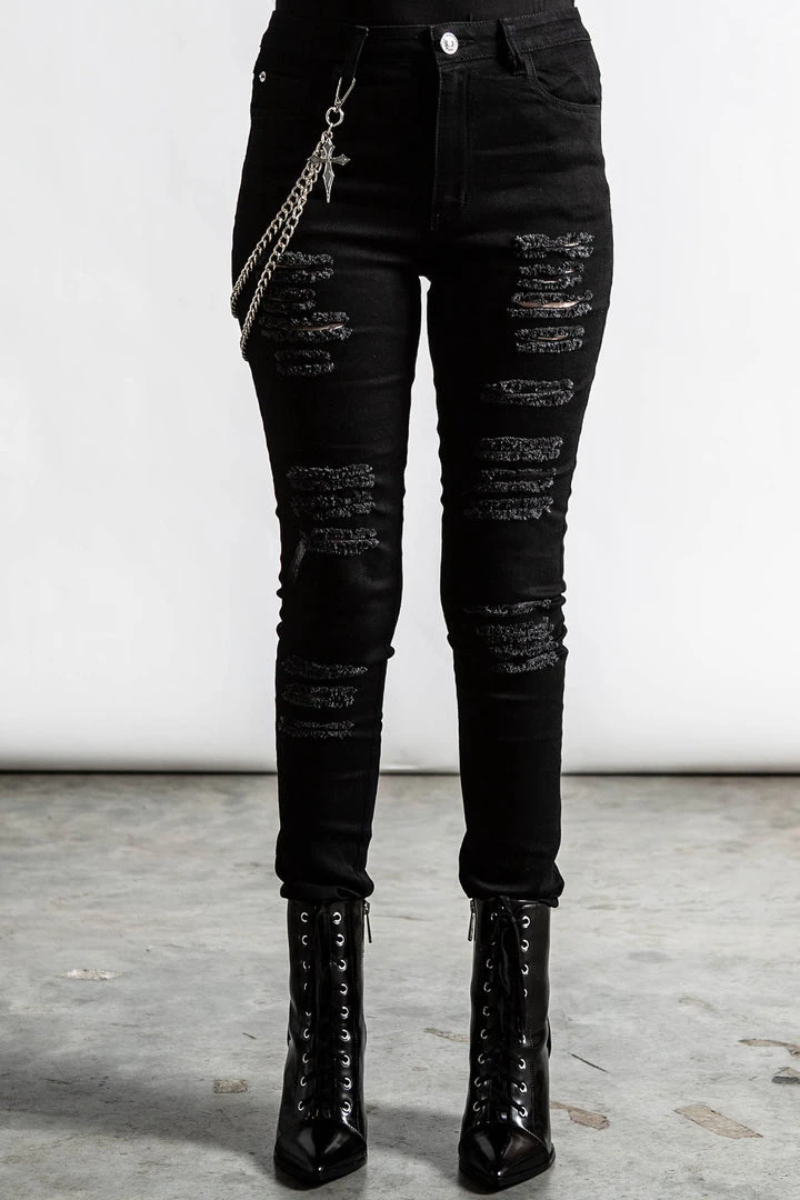 Killstar R.I.P. Slash Jeans 3 Killstar R.I.P. Slash Jeans