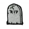 Project Pinup Gift Ideas RIP Tombstone Small Black And Gray Iron On Embroidered Patch 2 Project Pinup Gift Ideas RIP Tombstone Small Black And Gray Iron On Embroidered Patch