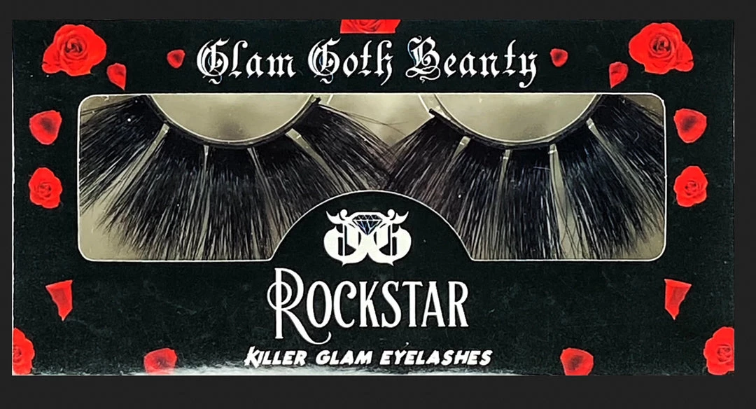 Glam Goth Beauty Hair And Makeup Rockstar Eyelashes 3 Glam Goth Beauty Hair And Makeup Rockstar Eyelashes