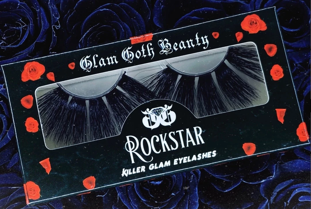 Glam Goth Beauty Hair And Makeup Rockstar Eyelashes 5 Glam Goth Beauty Hair And Makeup Rockstar Eyelashes