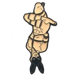 Geeky And Kinky Rope Bunny 2 Enamel Pin Pins