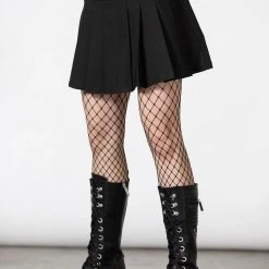 Killstar Women's Stuff Scary Pleated Skirt