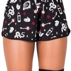 Killstar See U In Hell Lounge Shorts Women's Stuff