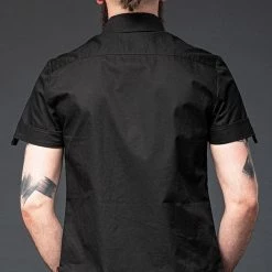 Queen Of Darkness Men's Stuff Shirt With Hidden Button Placket