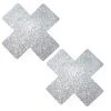 Neva Nude Accessories Silver Pixie Dust Glitter X Factor Nipple Cover Pasties