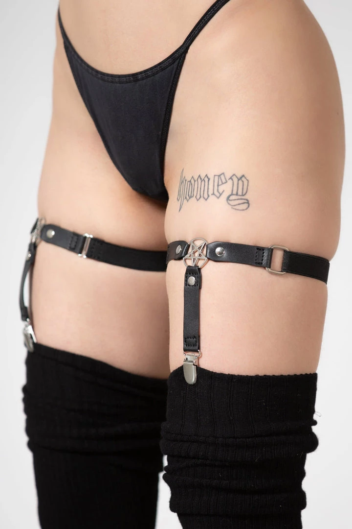 Killstar Star Strapped Garters 3 Killstar Star Strapped Garters