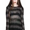 Killstar Strange Daze Faux- Mohair Sweater