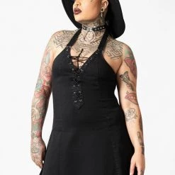 Killstar Women's Stuff Subzero Halter Dress