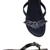 Strange Cvlt Betty Bat Sandal Black Women's Stuff