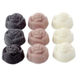 Gothic Gifts Set Of 9 Handmade Soya Wax Melts - Skulls & Roses