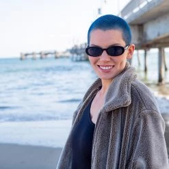 A.J. Morgan Skinny Minnie - Black Sunglasses Women's Stuff