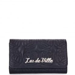 Lux De Ville Skulls And Roses Wallet Black Bags & Backpacks
