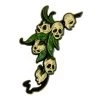 Ectogasm Pins Snapdragon Skull Botanical Enamel Pin