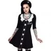 Kreepsville666 Spooky Girl Flare 3/4 Sleeve Dress 2 Kreepsville666 Spooky Girl Flare 3/4 Sleeve Dress