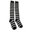 Poizen Industries OK Stripe Socks – Black/Grey Accessories