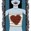 Poster Pop Tara McPherson Bandage Heart Sticker