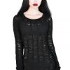 Killstar Tracy Tomb Knit Sweater Women's Stuff 1 Killstar Tracy Tomb Knit Sweater Women's Stuff