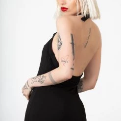 Killstar Women's Stuff Tristania Maxi Halter Dress